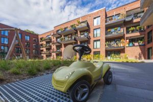 Die Wohnformen im Pergolenviertel sind vielfältig: Familien wie auch Studierende und Pflegebedürftige finden ihren Platz.